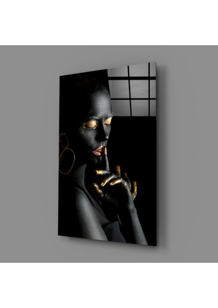 Sessiz Kadın Cam Tablo - 72X46 cm fiyatları