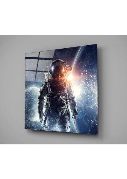 Astronot Cam Tablo - 40X40 cm fiyatları