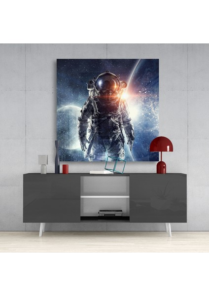 Astronot Cam Tablo - 40X40 cm fırsatları