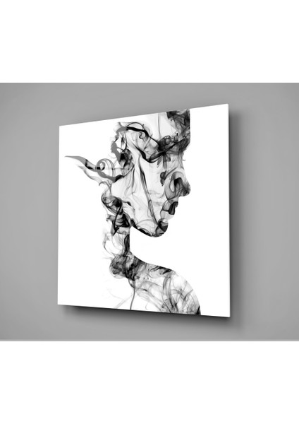Duman Silüetler Cam Tablo - 40X40 cm fiyatları