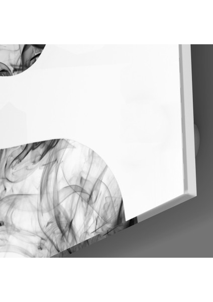 Duman Silüetler Cam Tablo - 40X40 cm modelleri