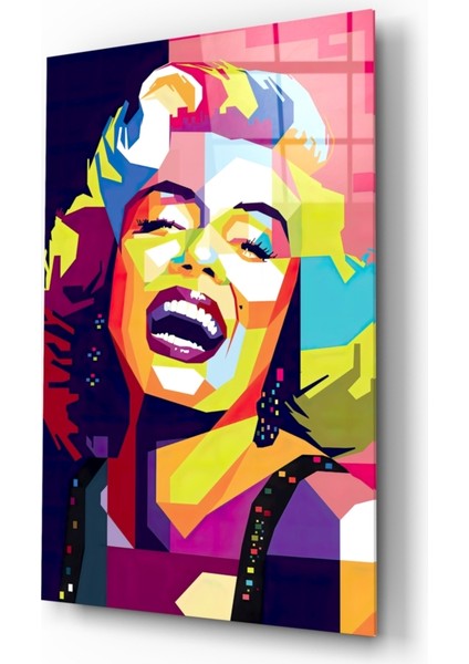 Marilyn Monroe Cam Tablo - 72X46 cm