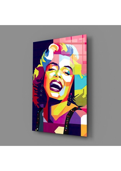 Marilyn Monroe Cam Tablo - 72X46 cm