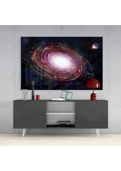 Samanyolu Cam Tablo - 72X46 cm