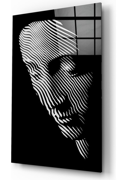 Dalgınlık Cam Tablo - 72X46 cm