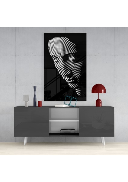 Dalgınlık Cam Tablo - 72X46 cm