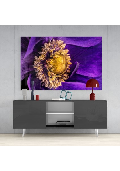 Sarı Çiçek Cam Tablo - 72X46 cm fırsatları