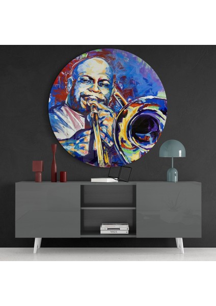 Müzik Cam Tablo - 60X60 cm fırsatları