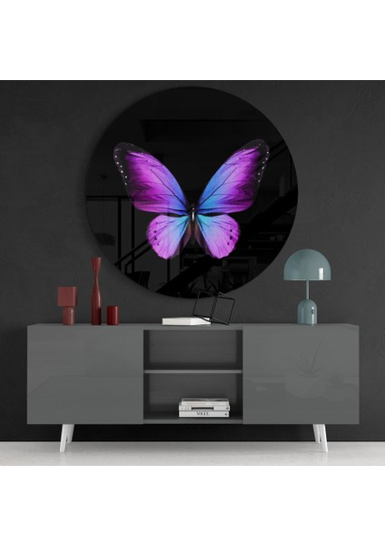 Kelebek Cam Tablo - 60X60 cm fırsatları