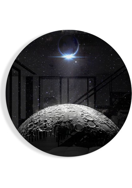 Uzay Cam Tablo - 60X60 cm