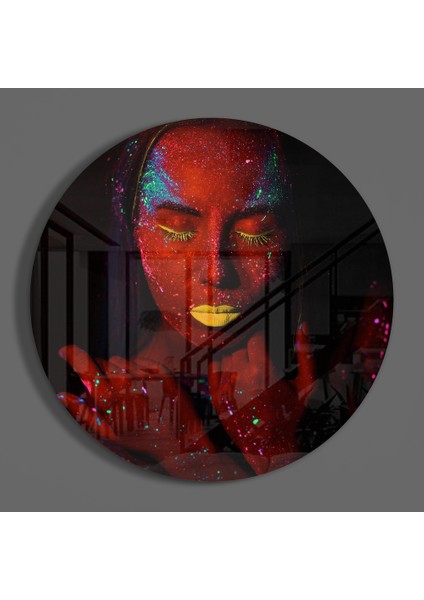 Kadın Cam Tablo - 60X60 cm fiyatları