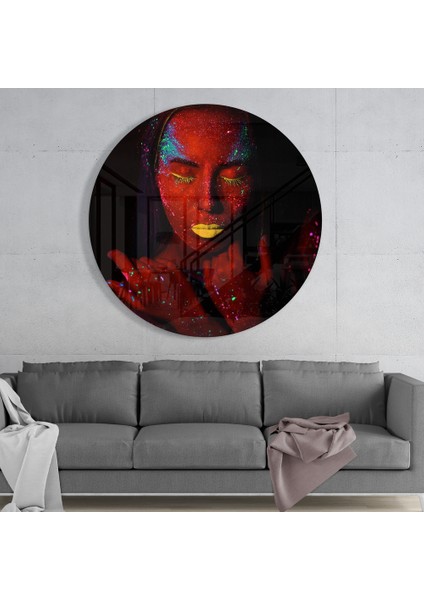 Kadın Cam Tablo - 60X60 cm modelleri