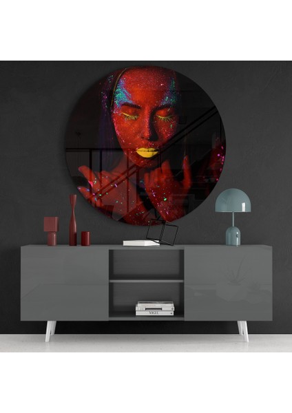 Kadın Cam Tablo - 60X60 cm fırsatları