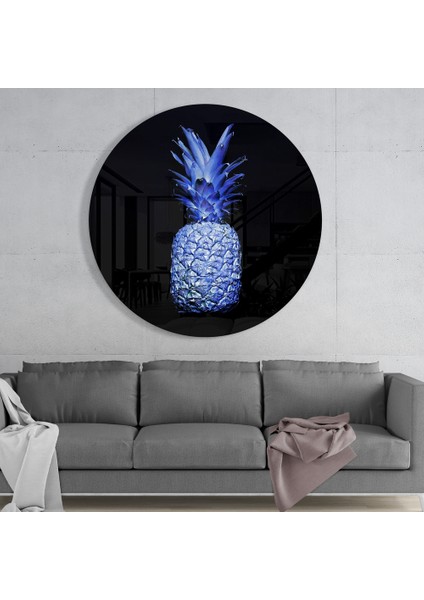 Ananas Cam Tablo - 60X60 cm