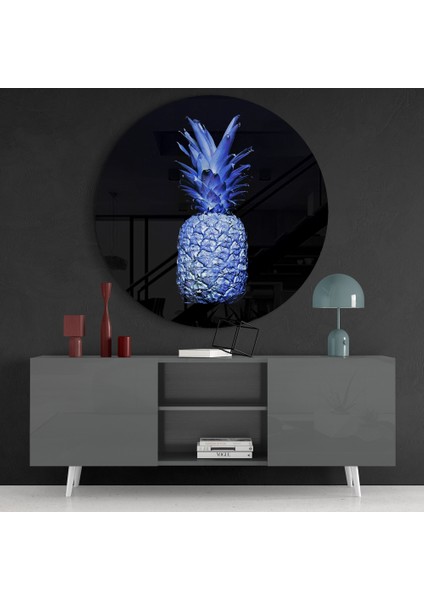 Ananas Cam Tablo - 60X60 cm