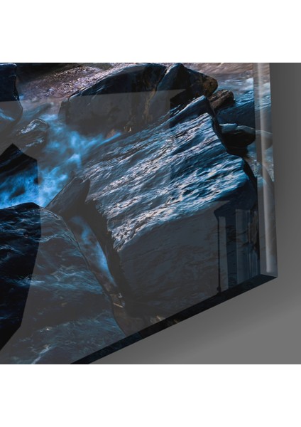 Sonsuz Deniz Cam Tablo - 72X46 cm modelleri