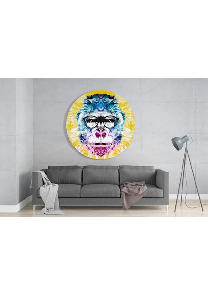 Filozof Goril Cam Tablo - 60X60 cm modelleri