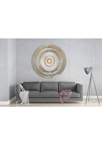 Soyut Döngü Cam Tablo - 60X60 cm modelleri