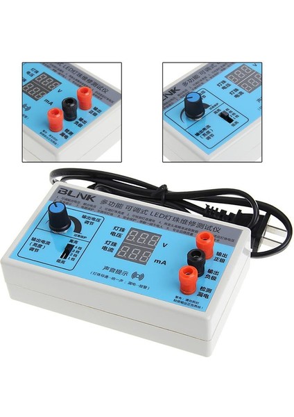 Elektronik Dedektör Ac 220V LED Ekran, Hafif LCD Tester Boncuk LED Araçları