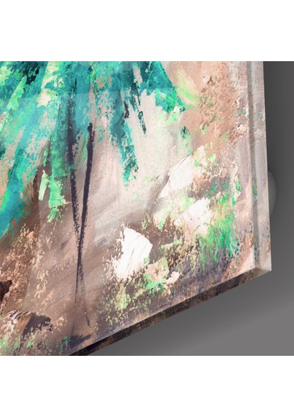 Kadın (Yeşil) Cam Tablo - 72X46 cm modelleri