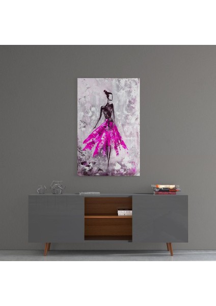 Kadın (Pembe) Cam Tablo - 72X46 cm modelleri