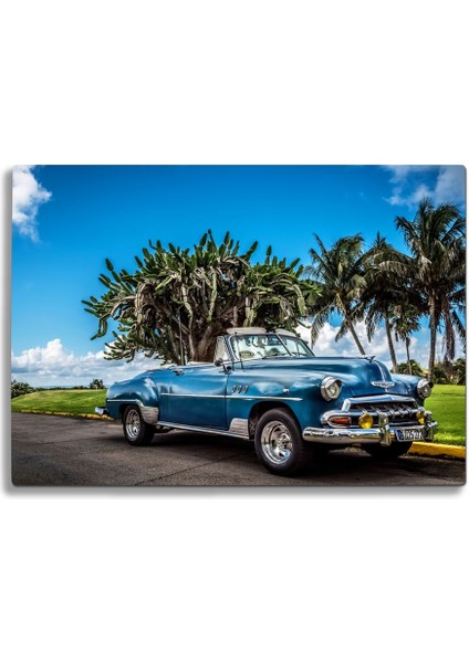 Klasik Chevrolet Uv Baskılı Cam Kesme Tablası 35X25 cm modelleri