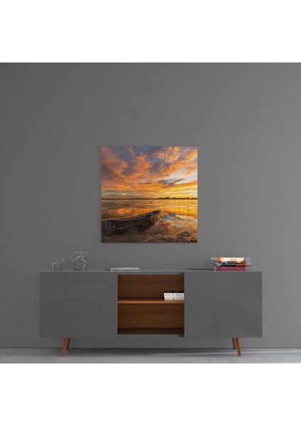 Göl Cam Tablo - 40X40 cm fırsatları