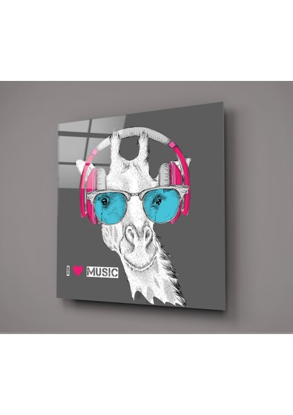 Zürafa Cam Tablo - 40X40 cm fiyatları