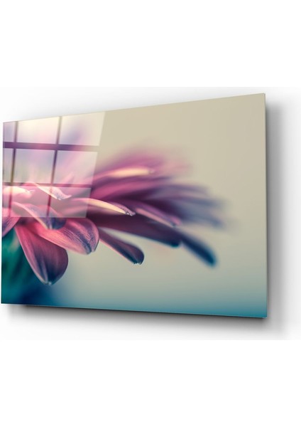 Çiçek Cam Tablo - 72X46 cm