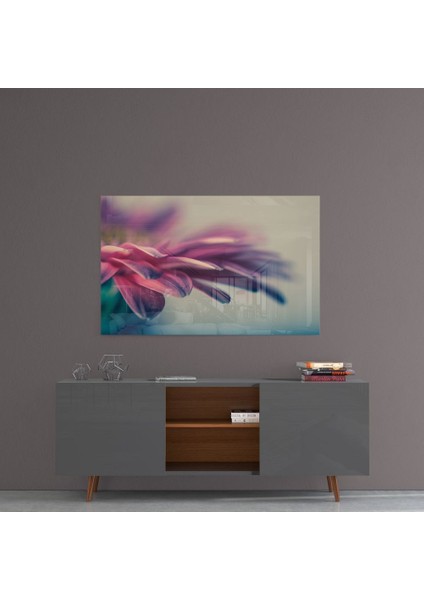 Çiçek Cam Tablo - 72X46 cm fırsatları