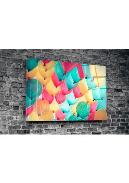 Balonlar Cam Tablo - 72X46 cm fiyatları