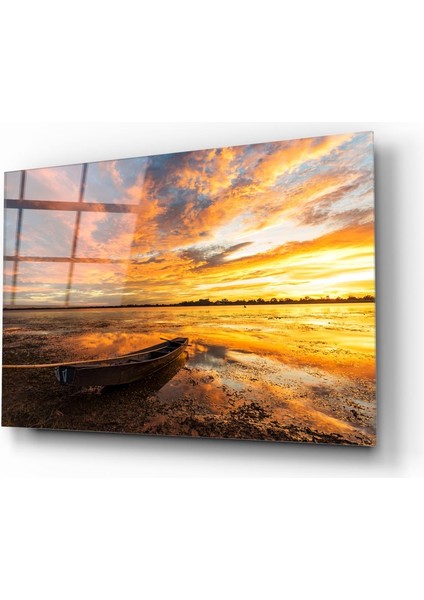 Göl Cam Tablo - 72X46 cm