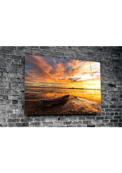 Göl Cam Tablo - 72X46 cm
