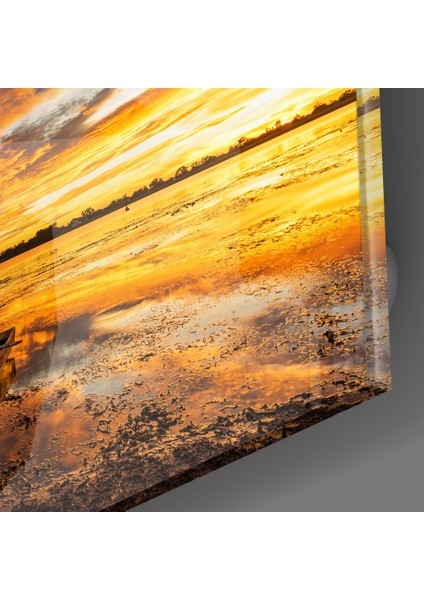 Göl Cam Tablo - 72X46 cm