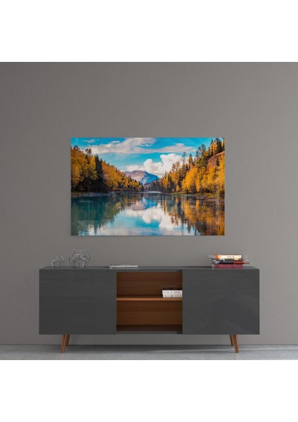 Göl Cam Tablo - 72X46 cm fırsatları