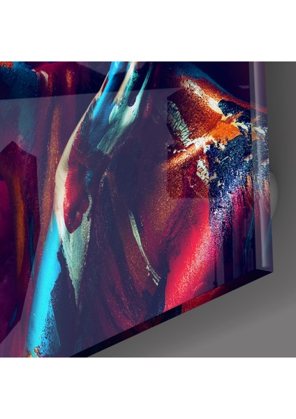 Kadın Portre 3 Cam Tablo - 72X46 cm modelleri