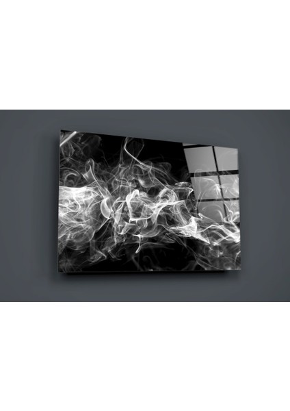 Beyaz Duman Cam Tablo - 72X46 cm fiyatları