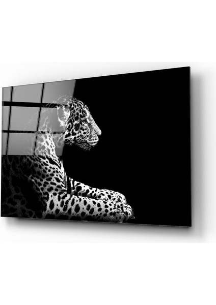 Leopar Cam Tablo - 72X46 cm