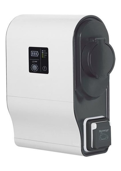 22KW Duvar Tipi Plastik Gövde Kablosuz Araç Şarj Istasyonu