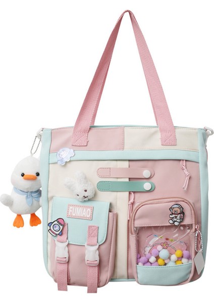 Çok Bölmeli Büyük Kapasiteli Omuz Çantası - Yeşil (Yurt Dışından)