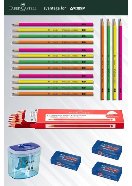 Faber Castell Kurşun Kalem Okul Seti