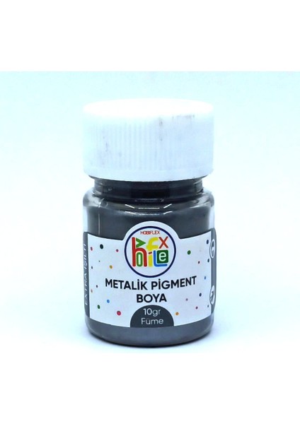 Epoksi Reçine Metalik Sedefli Pigment Toz Boya Füme 10 gr