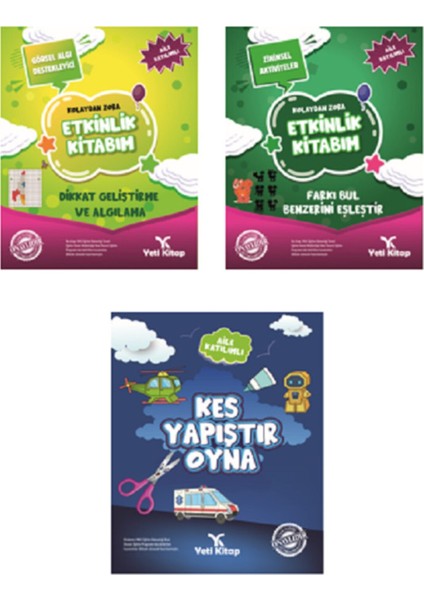 4-8 Yaş Dikkat Geliştiren Kitap Seti