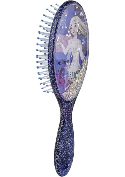 Frozen Strong Saç Fırçası Simli ve Pullu 22.5cm