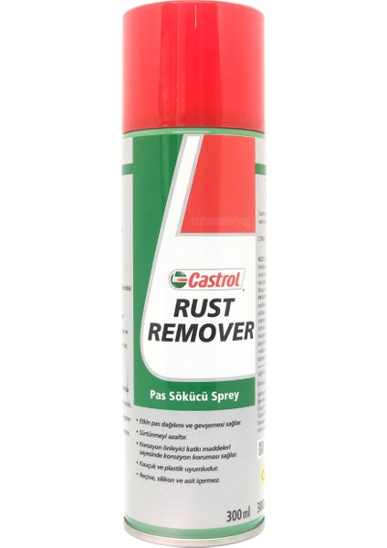 Rust Remover, Pas Sökücü ve Korozyon Önleyici Sprey, 300 Ml