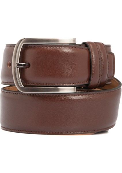 Kahve Hakiki Deri Erkek Kemer - S1EK00000305-F78