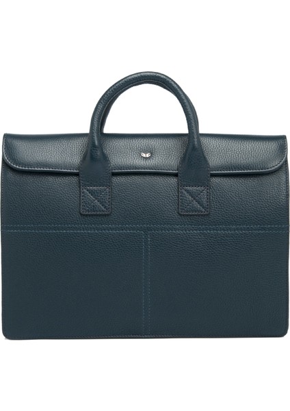 Lacivert Deri Unisex Evrak Çantası - S1EV00021247-A38 modelleri
