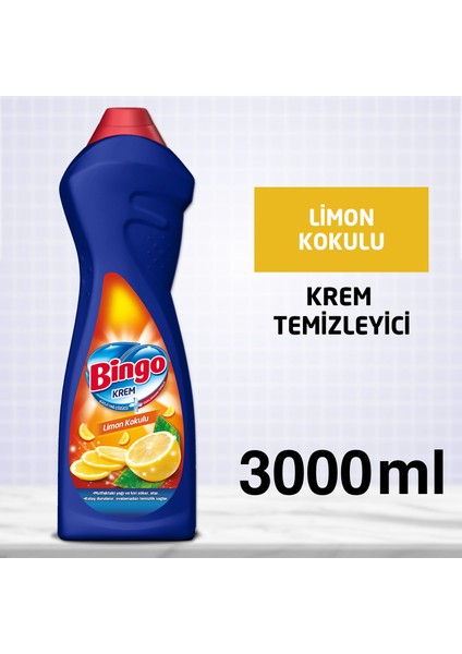 Krem Mutfak Limon 750ml Ekonomi Paketi 4'lü