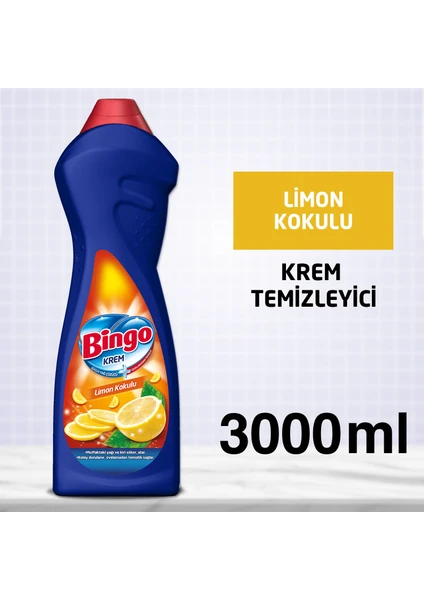 Krem Mutfak Limon 750ml Ekonomi Paketi 4'lü