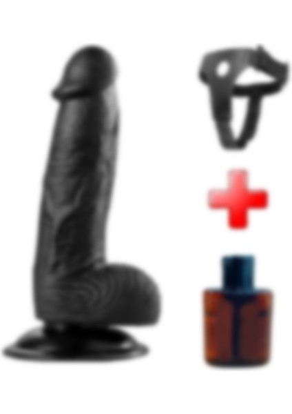 Lilitu Shop 21 Cm Belden Bağlamalı Vantuzlu Dildo Penis